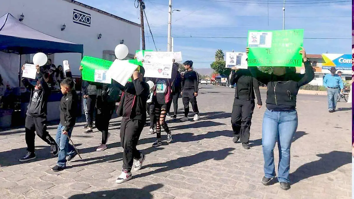 Marcha por los desaparecidos en Jerez